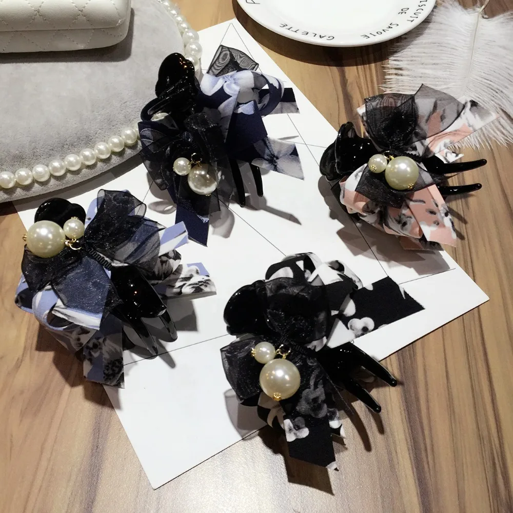  Fashion Girl Retro crystal Hair Claws Beam Hairpin Women Hair Accessories Beauty Hair Crab Clamp He