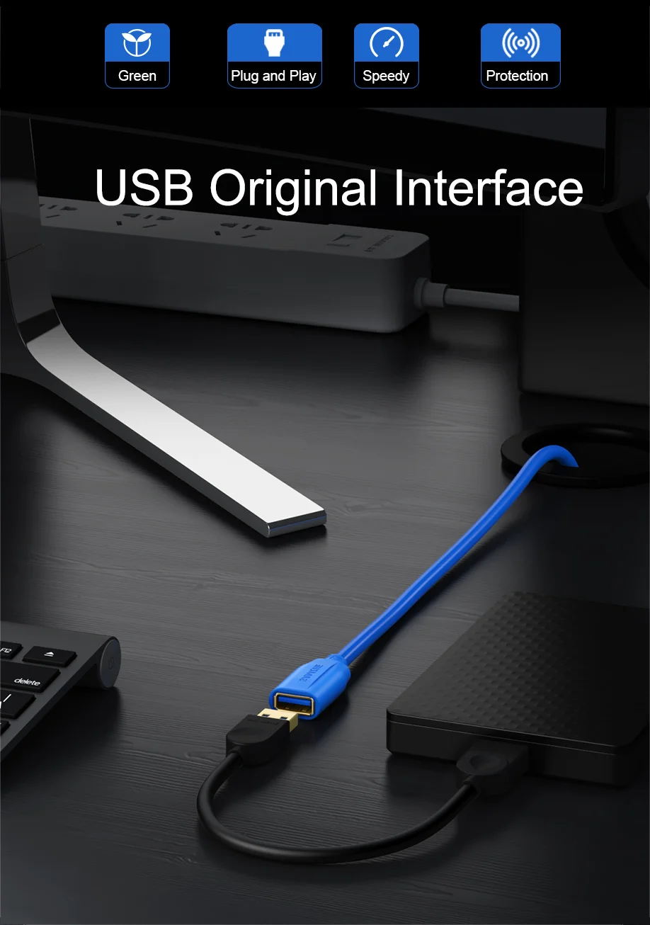 SAMZHE удлинитель USB 3,0/2,0 плоский Удлинительный Кабель AM/AF 0,5 m/1 m/1,5 m/2 m/3 m для PC tv PS4 компьютерный удлинитель для ноутбука