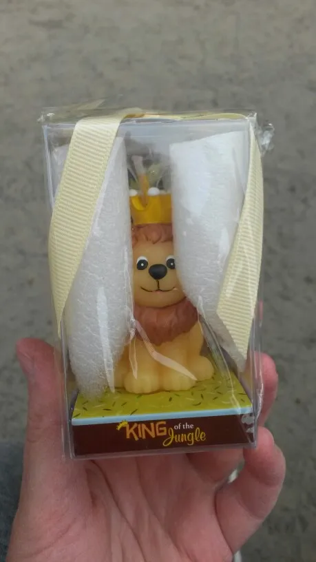 Детский день рождения креативный бездымный мультфильм Король Лев маленькое ароматизированное свадебное украшение в виде свечи сувенир аксессуар
