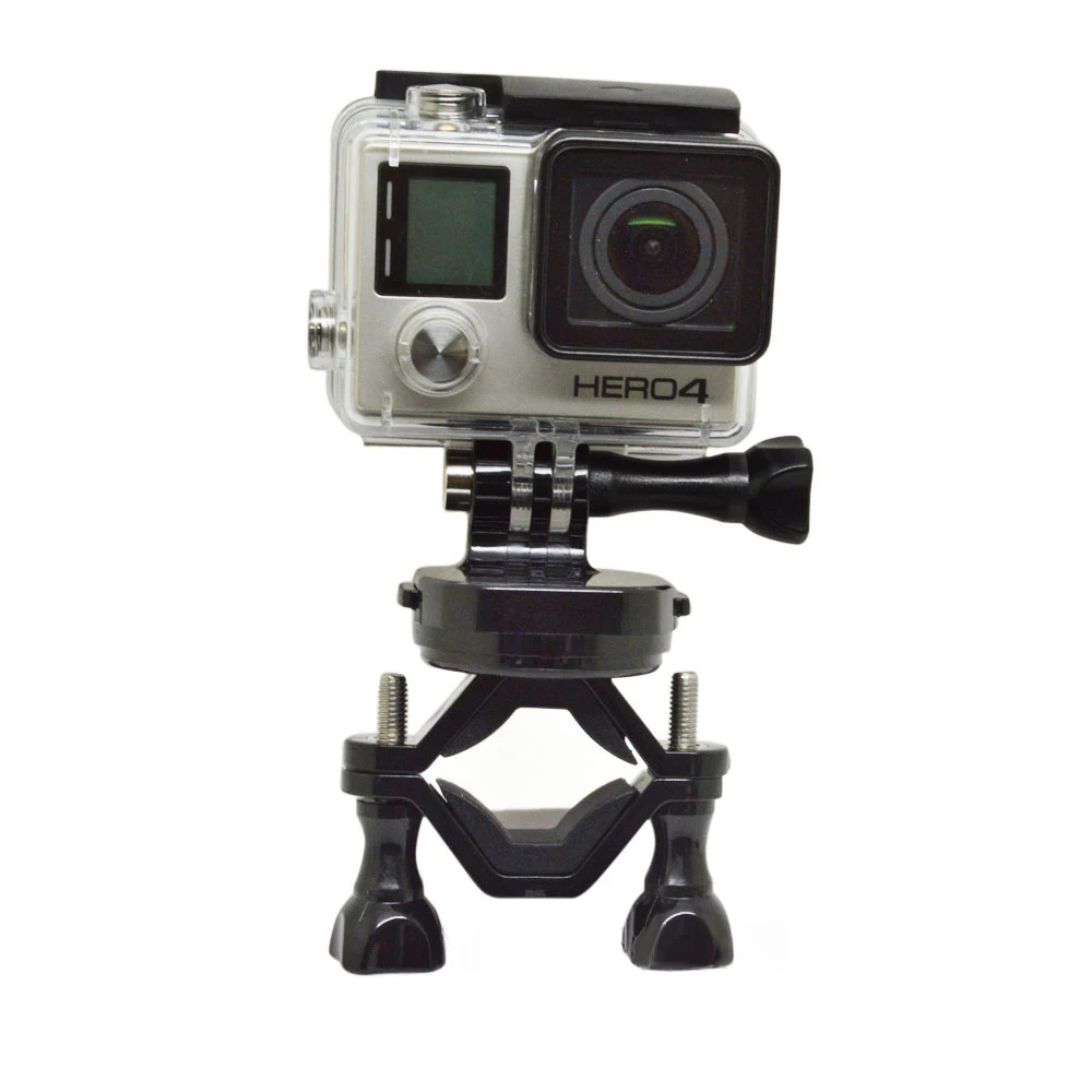 

360 Degree Rotate Monopod Bike Motorcycle Stand Mount Mini Tripod For Gopro 3 3+ 4 5 6 7 Xiaoyi SJcam Action Camera Accessories