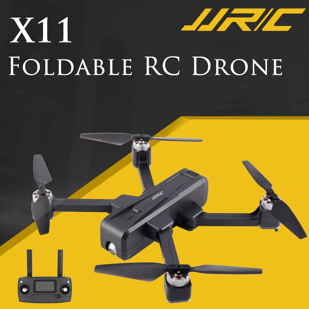 JJRC X11 складной Радиоуправляемый Дрон 5G wifi FPV 2K камера gps 20 мин Время полета