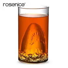 ROSENICE креативная стеклянная пивная кружка с акулой шампанское красное вино чашка посуда для напитков(прозрачная
