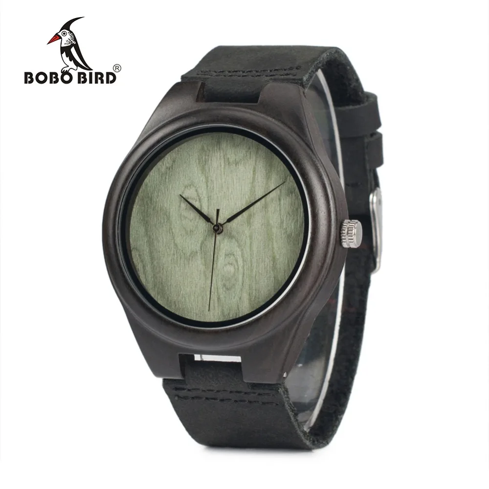 relogio masculino BOBO BIRD Men Watch Wooden Quartz Watches a Great Gift for Men erkek kol saati Drop Shipping Accept Logo W-F04