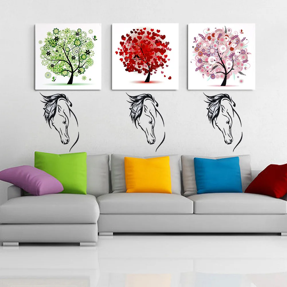 Modern Art Wall Decals Promotionshop For Promotional Modern Art - Horse Wall Stickers Modern Horse Head Wall Sticker Vinyl Wall Art Nursery Walldecals Home Decor For Kids Rooms modern art wall decals promotionshop for promotional modern art - horse wall stickers modern horse head wall sticker vinyl wall art nursery walldecals home decor for kids rooms