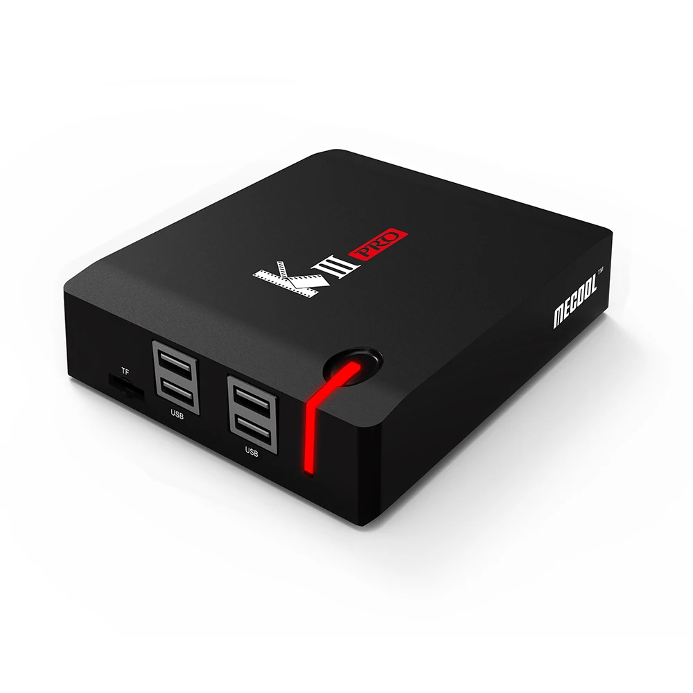 

Mecool KIII Pro DVB-T2 S2 Android Hybrid TV Box Amlogic S912 Octa Core 3GB RAM 16GB ROM 4K Dual WiFi Gigabit LAN BT DRM K3 Pro