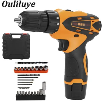 

12Volt Mini Cordless Wireless Drill Power Tools Electric Screwdriver Torque Drill Batteries 10mm Power Driver Plastic Box/Carton