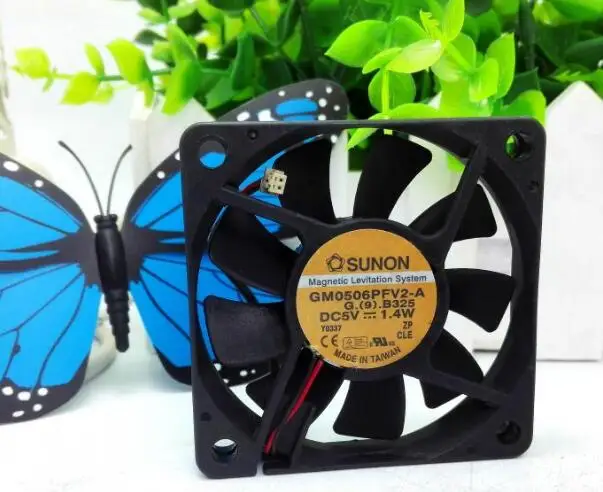 Оригинальный SUNON GM0506PFV2 A 5V 1 4 W 60106 см ультратонкий бесшумный вентилятор с двумя