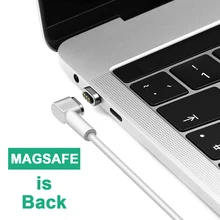 Магнитный адаптер USB C к USB C поддержка подключения 4.3A 87 Вт поддержка быстрой зарядки для USB C устройства