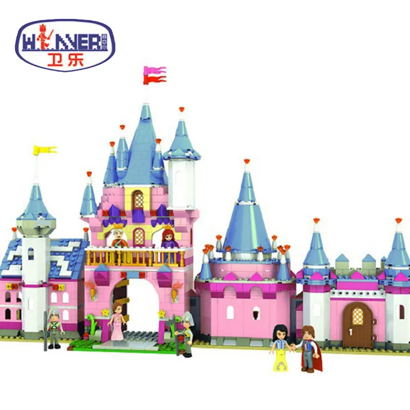 

Princess Snow White Girls Series Pink Castle Toys Legoes Building Blocks Friends Model Minis Bricks Girls Toy Children Gifts