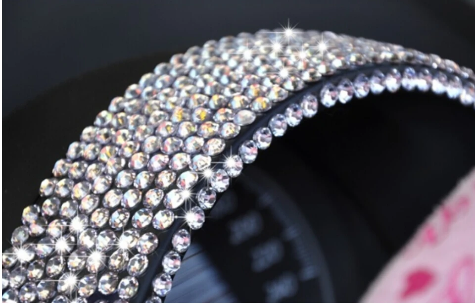 30 шт./лот) авто Блестящие кристаллы, стразы Хрустальные стикеры для мобильного телефона автомобиля Стайлинг