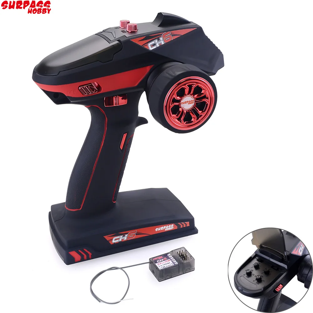Радиосистема Surpass Hobby 2 4G 6 канальная с отличным откликом передатчик приемником