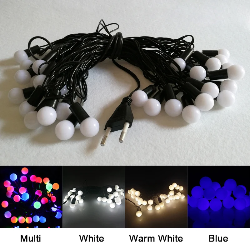 SVELTA 10 m 72 LED guirnalda bola de Navidad Luces de hadas Gerlyanda para vacaciones decoración del banquete de boda de Navidad Luces Led decoracion SVELTA 10 m 72 LED guirnalda bola de Navidad Luces de hadas Gerlyanda para vacaciones decoración del banquete de boda de Navidad Luces Led decoracion