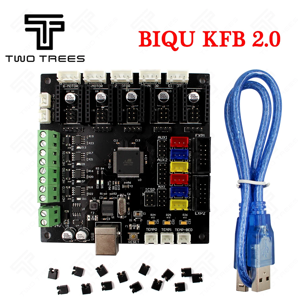 

BIQU KFB 2.0 Motherboard Controller Board 12V Support For A4988/DRV8825 For Reprap Mendel Prusa for 3D Printer Heatbed 3d Parts