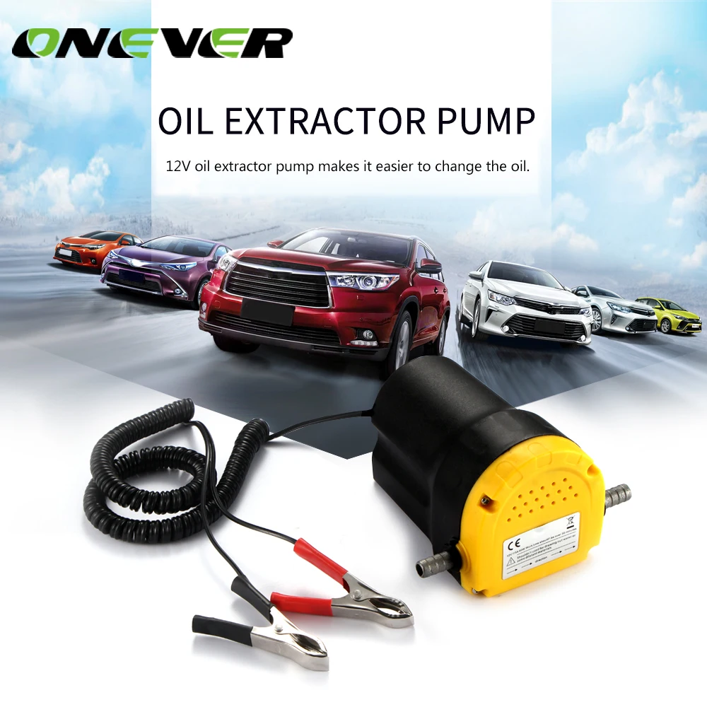 Onever Auto Pump 12V Oil Fluid Sump Scavenge Exchange Transfer Pump For