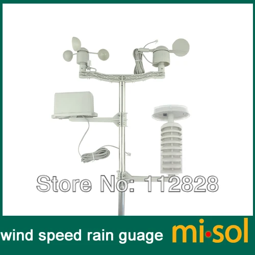 Kopen Misol Professionele Draadloze Weerstation Touch Panel w Solar sensor, w PC interface