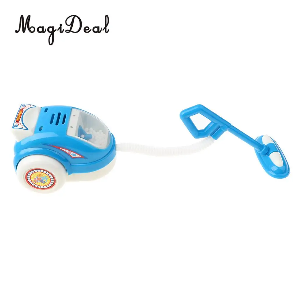 MagiDeal Plastic Simulation Home Appliance for Kids Children Pretend Role Play Furniture Toy - Blue Vacuum Cleaner