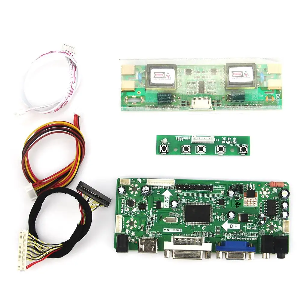 

M.NT68676 LCD/LED Controller Driver Board(HDMI+VGA+DVI+Audio) For LM230WF1-TLA3 M236H1-L01 1920x1080 LVDS Monitor Reuse Laptop