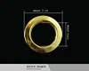 15 PS / Lot New High Quality Curtain Accessories Large Roman Ring Eyelets For Curtains 2 Colors Hole-digging Circle 6
