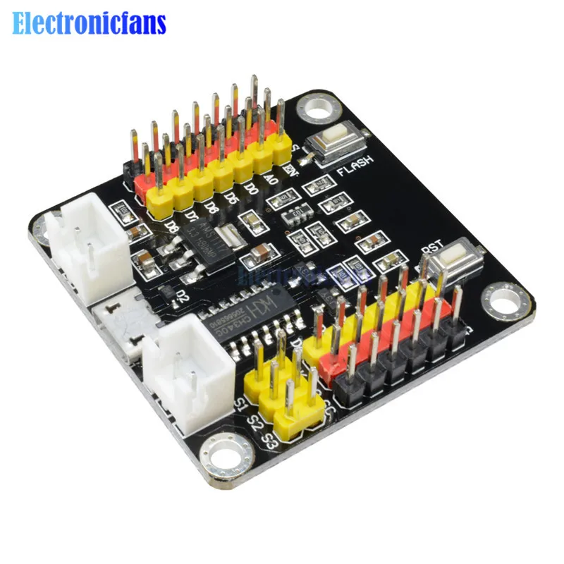 ESP8266 Φ CH340 CH340G Беспроводная плата разработки Wi-Fi MCU UART SPI антенна Micro USB ESP12 для Arduino