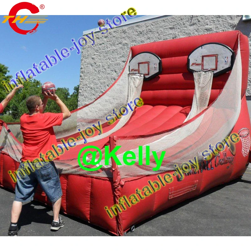 small inflatable basketball