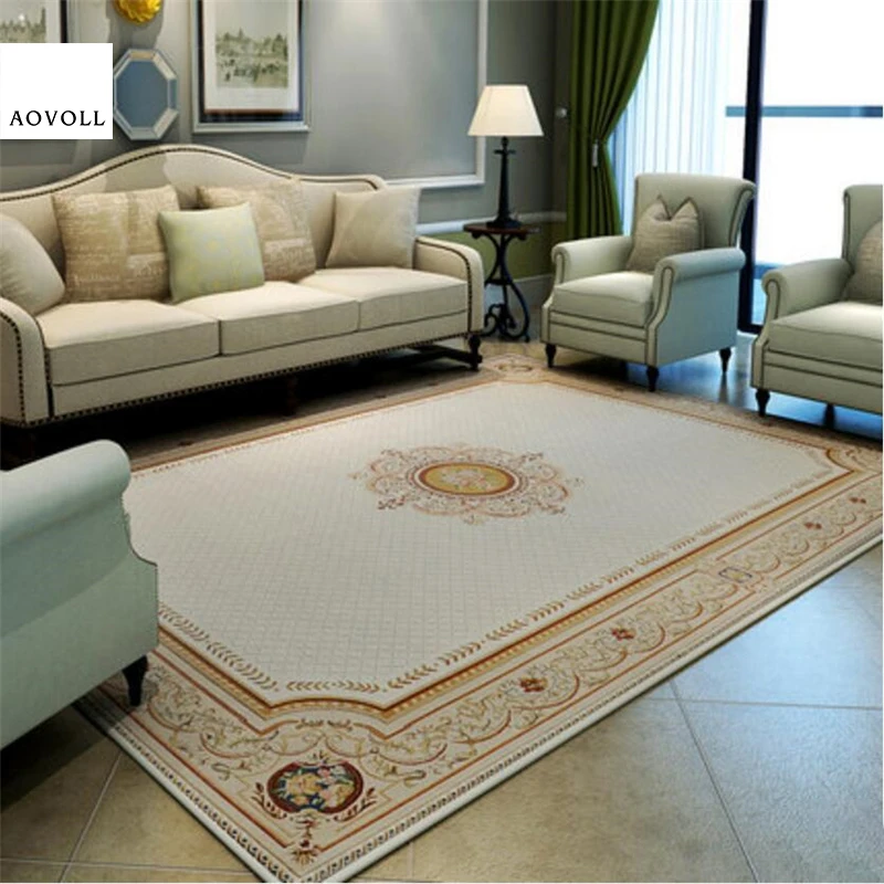 AOVOLL Carpets For Living Room Christmas Rug Royal Soft Simple Style Bedroom Rugs Floor Door Mat Classical Large Area | Дом и сад