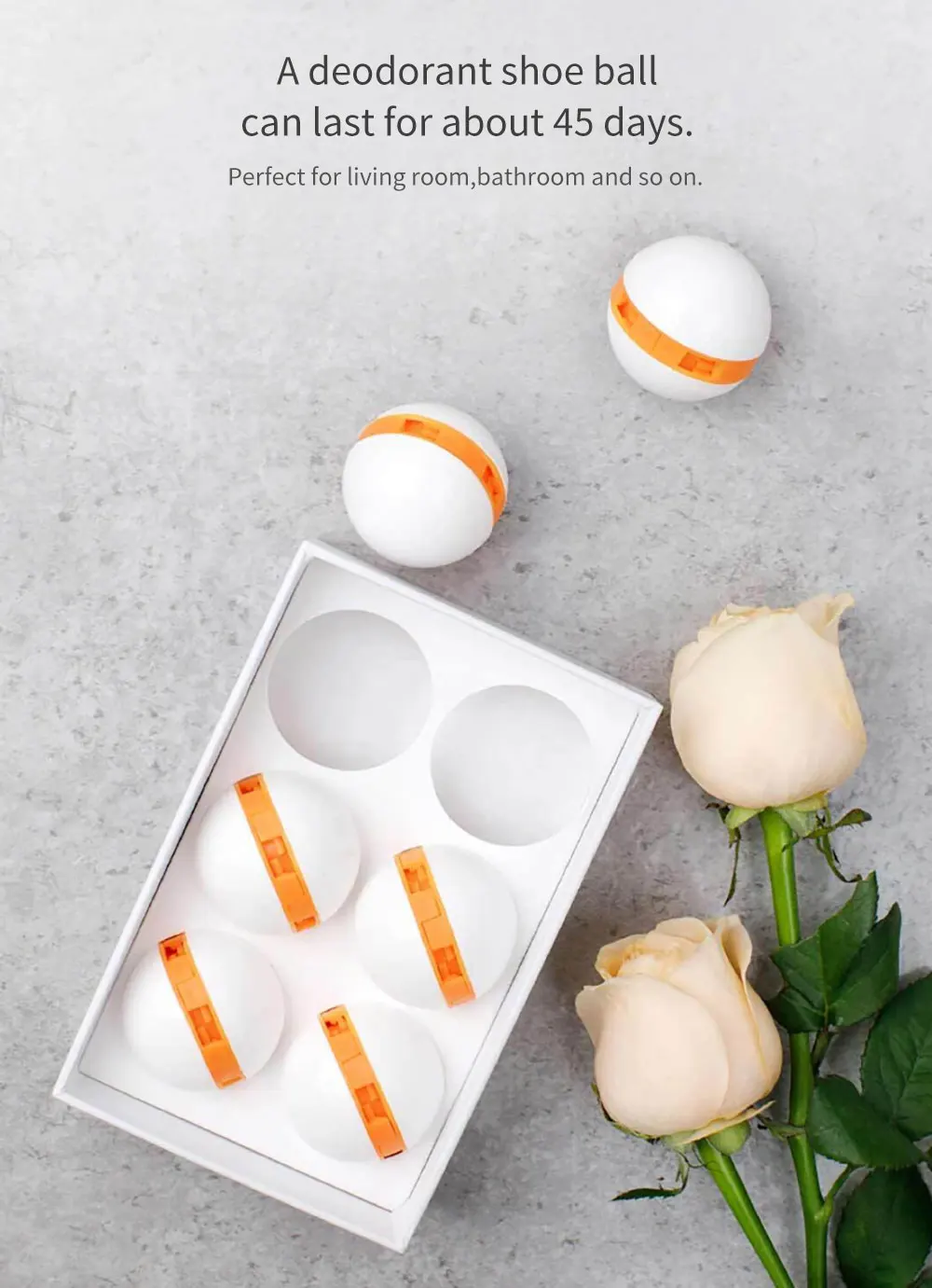 Xiaomi Shoes Deodorant Dry Deodorizer Air Purifying Switch Ball 11