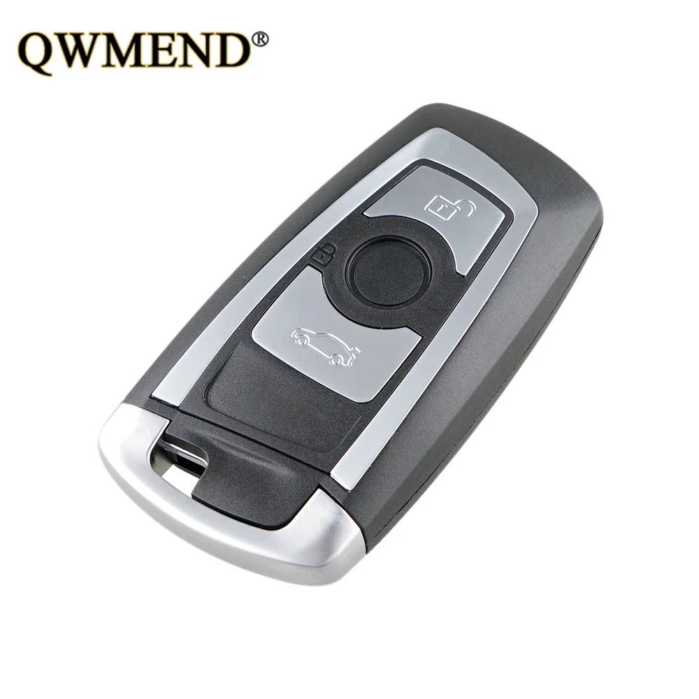 QWMEND 315/434/868 МГц PCF7953 чип CAS4 +/FEM KR55WK49863 замена 3 кнопки дистанционного ключа Fob для BMW 1