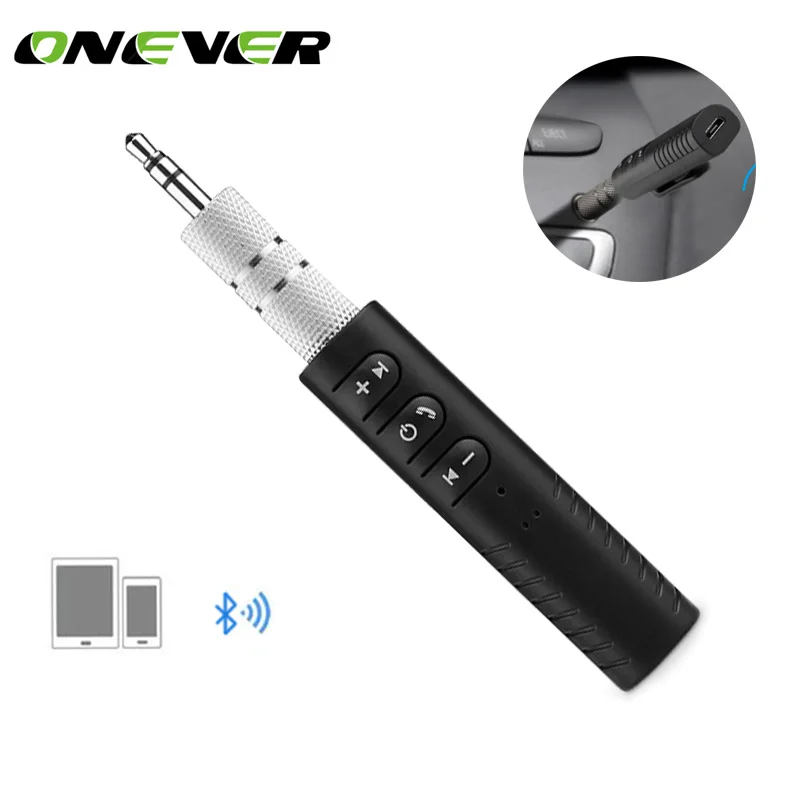 

Universal 3.5MM Jack Bluetooth Music Audio Receiver Handfree Car Kit Adapter Auto AUX Kit For Speaker Headphone Car Stereo