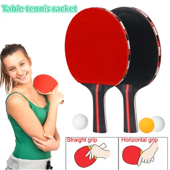 

Pingpong Ball Racket Set 2 Paddles 3 Table Tennis Ball for Training MSD-ING