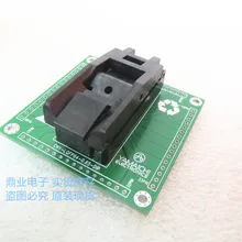 LQFP64 IC51-0644-1602 0,65 мм горящая розетка золотое покрытие тестовая плата для интегральных схем сиденье тестовая розетка тестовая стенда