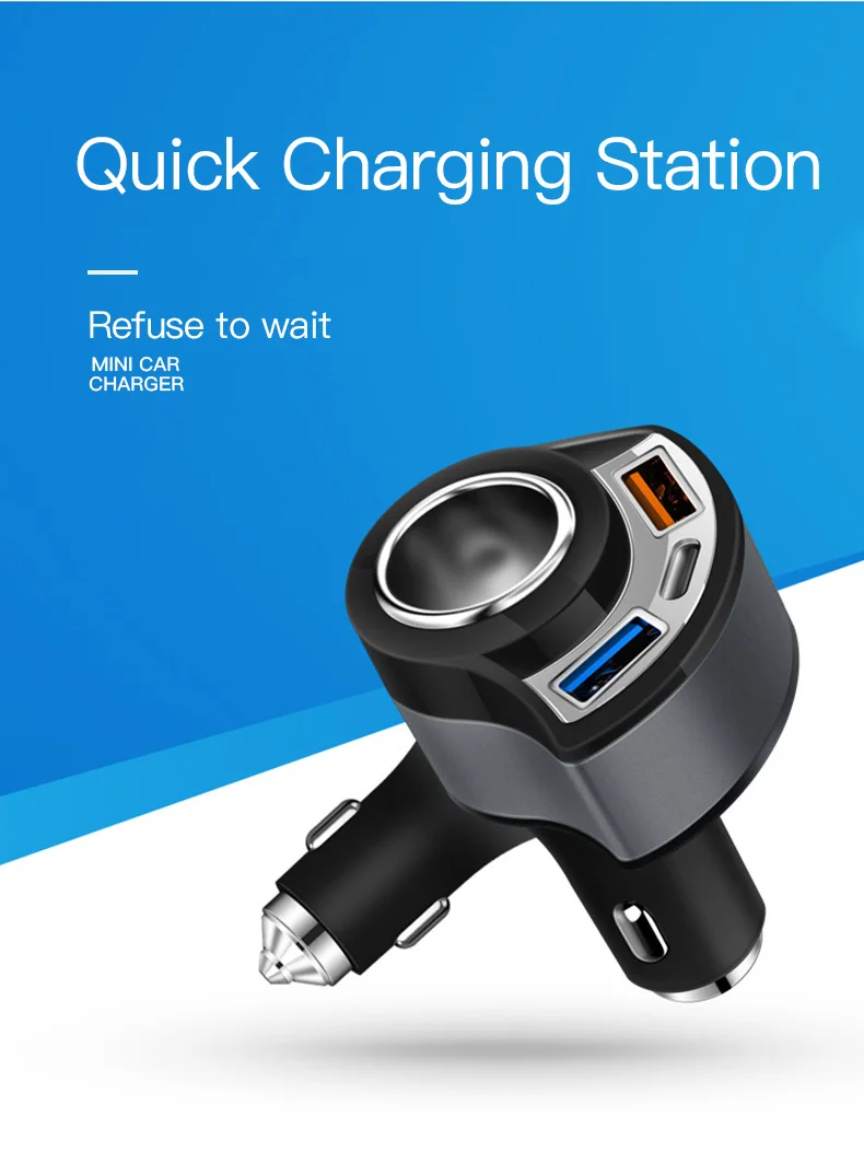 QC 3.0 USB Type C Car Charger (6)