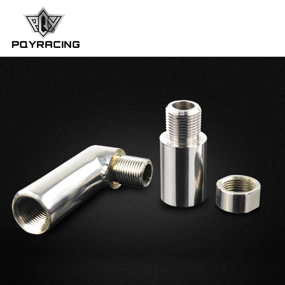 

PQY-кислородный датчик M18 * 1,5 O2 кислородный датчик 90 градусов угловой удлинитель, разделитель выхлопа удлинитель PQY-OSE01