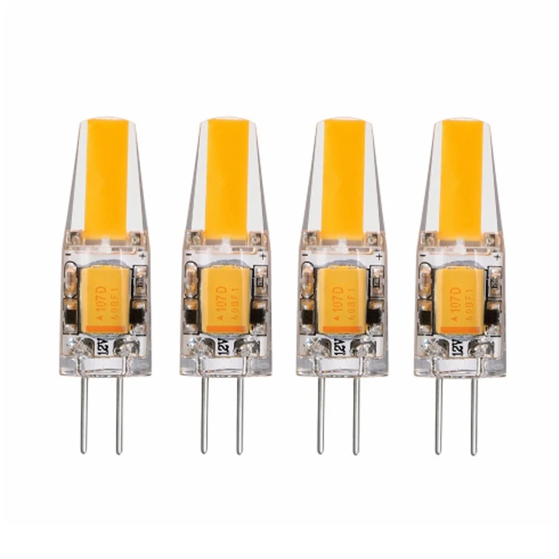 Мини G4 светодиодный светильник AC DC 12V 220V 3W Затемняющая светодиодная лампочка COB