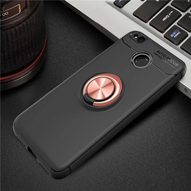 Redmi 4X Case For Xiaomi Redmi 4A 4X Cases Thin Finger Ring Holder Case Xiaomi Redmi 4X Cover Phone Invisible Bracket Stand Shell5