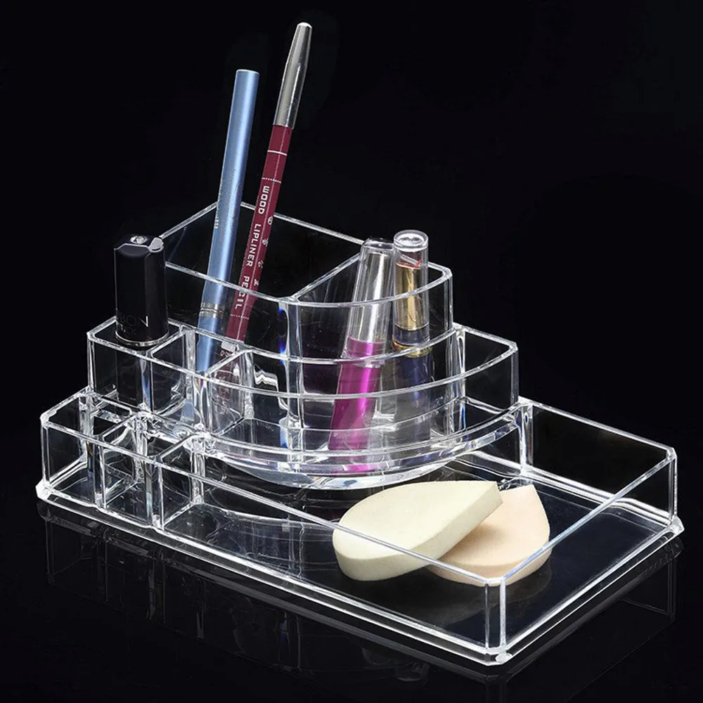 

So Hot Lipstick Holder Cosmetic Display Stand Cosmetic Makeup Storage Box Container Makeup Case Organizer Newest Housekeeping