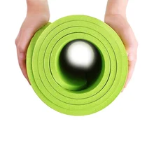 Универсальный 4 мм коврик для йоги, коврик для упражнений, толстый нескользящий складной коврик для спортзала фитнеса, принадлежности для Пилата, Противоскользящий коврик для игр, 4 цвета