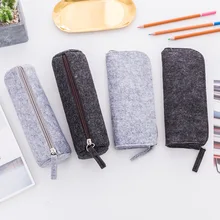 Minimalist creative zipper felt pencil bag fabric pencil case pencil box School Supplies Office Supplies stationery student gift Minimalist creative zipper felt pencil bag fabric pencil case pencil box School Supplies Office Supplies stationery student gift