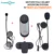 Freedconn T-COM02S Casco de La Motocicleta Interphone Bluetooth Headset Casco para el Conductor y el Pasajero Del Asiento Trasero Sistema de Intercomunicación