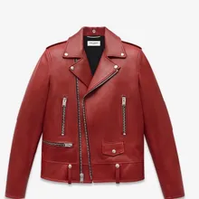 Настоящая полная молния распродажа Топ Мода заклепки Pu куртка на заказ одежда Европа простой ретро панк тонкий Локомотив женские куртки