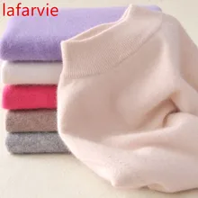 Lafarvie/Популярные высококачественные кашемировые свитера, женские модные осенне-зимние мягкие и удобные теплые тонкие кашемировые пуловеры