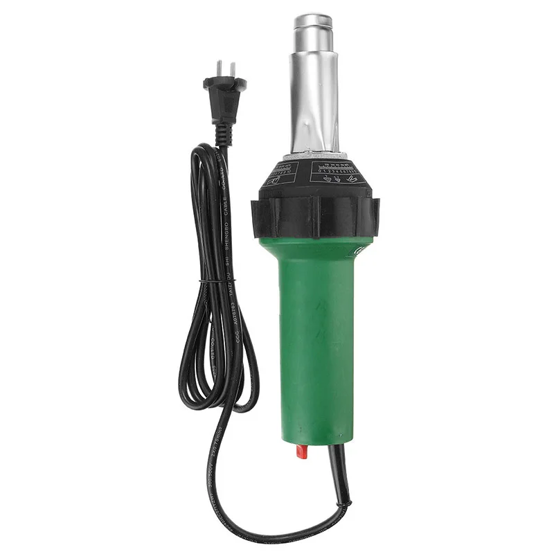 

1600W Hot Air Torch Plastic Welding Gun Welder Pistol+ Speed Nozzle +Roller+Rod