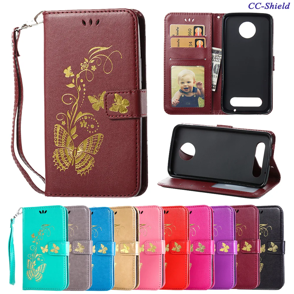 

Flip Case for Motorola Moto Z2 Play Z2Play XT1710 XT1710-06 Butterfly Phone Leather Cover for Moto Z 2 Play XT1710-07 Phone case