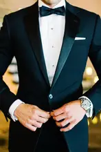 Terno Para Casamento Navy Custom Made Men Slim Fits Suits Tuxedos Groomsman Suit Men’s Wedding Suits Business Suits
