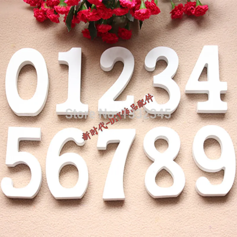 1pcs number & letters love letters home & decor 