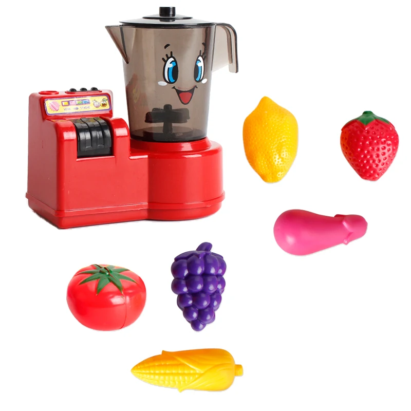 Simulation Juicer Home Appliances Toys w/ Sounds & Lights - Baby Kids Pretend Play Kitchen Cooking Play Food Toy Developmental