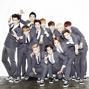 

New K-Pop EXO EXO-M EXO-K XOXO 40*40CM Square Pillow Case Covers