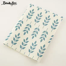 Booksew зеленый лист дизайн хлопок Льняная Ткань Домашний текстиль шитье тиссу для скатерти подушка сумка занавеска Подушка украшение