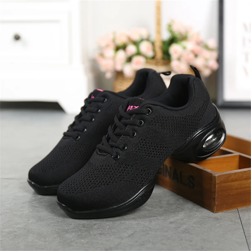 Женская обувь в стиле джаз и хип хоп женские кроссовки с мягкой подошвой дышащие