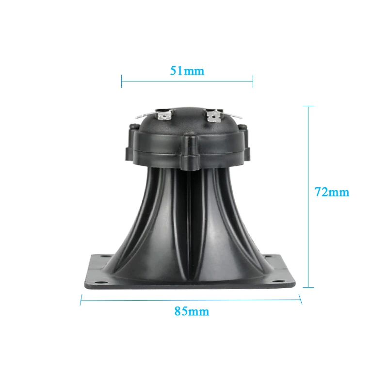 Tweeters 85MM Piezoelectric Tweeter Loudspeaker 150W Ceramic Buzzer Treble Square Audio Speaker 2Pcs audio speakers tweeter speaker