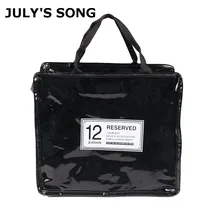 JULY'S SONG Новая модная вместительная PU сумочка Красивая Высококачественная дорожная сумка для женщин и семьи сумка для обеда